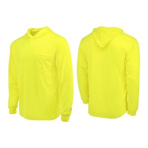 Radians ST61-N Hooded Non Rated Mesh Long Sleeve T-Shirt w/ UV Protection