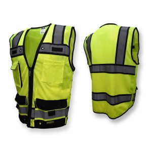 Radians SV75B Self-Extinguishing Surveyor's Vest with Color Block Bottom